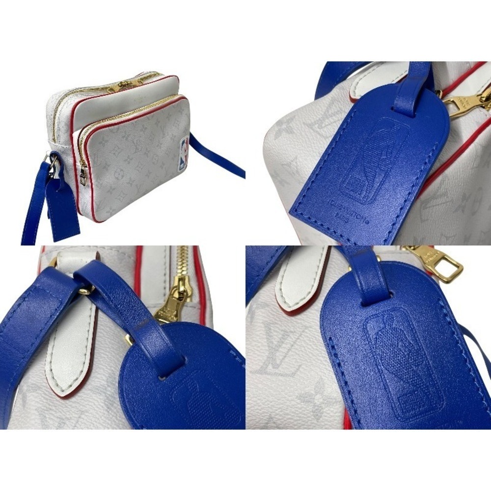 Louis Vuitton Louis Vuitton LVxNBA Nile Messenger Shoulder Bag White Blue Red - Picture 4 of 9